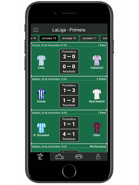 Partidos de LaLiga - Primera División