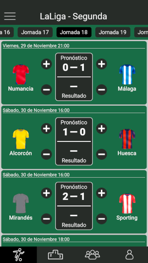 Porras de Segunda División